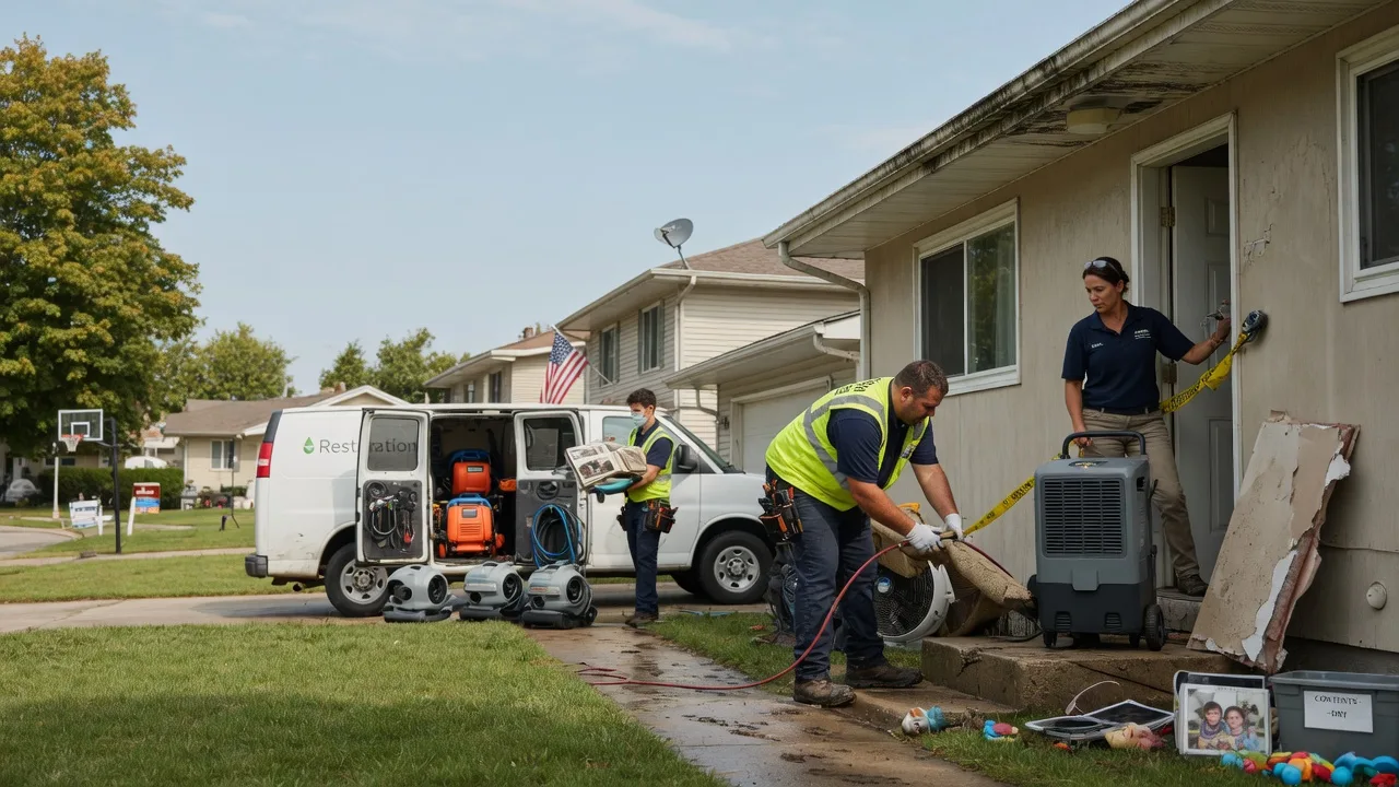 Water Damage Restoration in Strum, WI near me